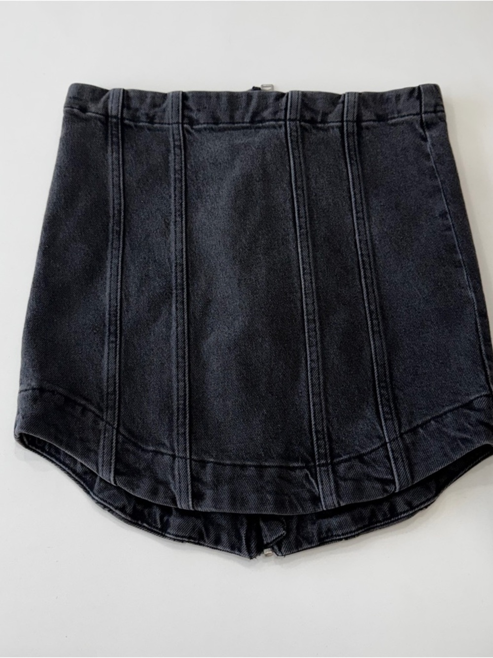 All Saints Denim Mini Skirt Set - Charcoal - Size 4 - Picture 8 of 10